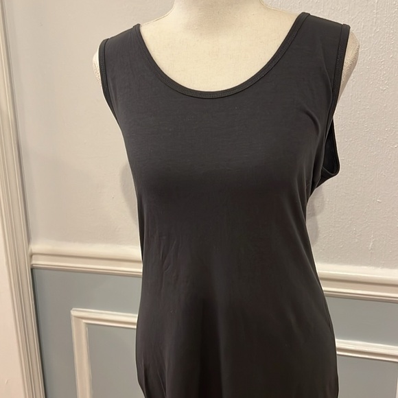 LIKE NEW DARK GREY BODYCON DRESS - SIZE XL - Picture 2 of 6